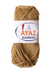 Angel Çanta Aksesuar - Angel Çanta Aksesuar 100 Gram Polyester Makrome No:1 Sütlü Kahve