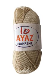 Angel Çanta Aksesuar - Angel Çanta Aksesuar 100 Gram Polyester Makrome No:10 Bej