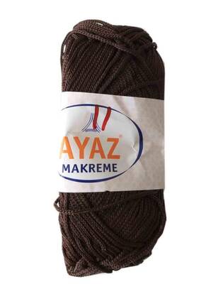 Angel Çanta Aksesuar 100 Gram Polyester Makrome No:11 Koyu Kahve