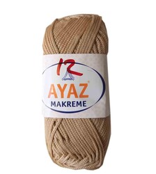 Angel Çanta Aksesuar - Angel Çanta Aksesuar 100 Gram Polyester Makrome No:12 Açık Vizon