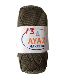 Angel Çanta Aksesuar - Angel Çanta Aksesuar 100 Gram Polyester Makrome No:13 Haki