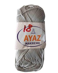 Angel Çanta Aksesuar - Angel Çanta Aksesuar 100 Gram Polyester Makrome No:18 Açık Gri