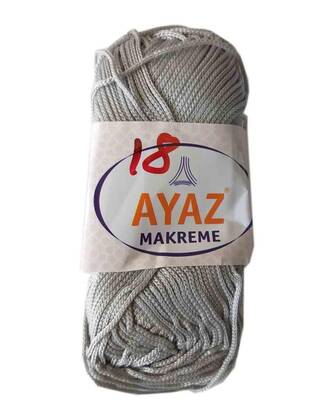 Angel Çanta Aksesuar 100 Gram Polyester Makrome No:18 Açık Gri