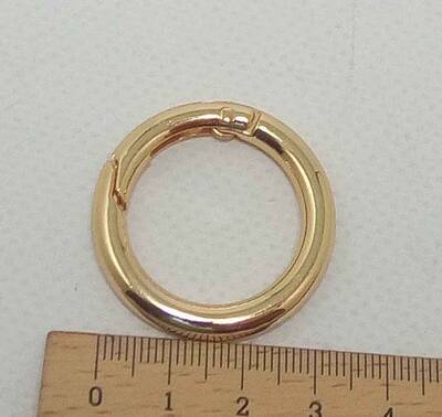 Angel Çanta Aksesuar 2.5 Cm Gold Yaylı Halka