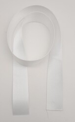 Angel Çanta Aksesuar - Angel Çanta Aksesuar 4 Cm Beyaz Renk Polyester Kolon 1 Metre