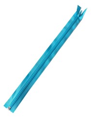 Angel Çanta Aksesuar - Angel Çanta Aksesuar Açık Mavi Renk 40 Cm Plastik Diş Fermuar Fd24
