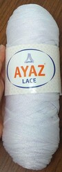 Angel Çanta Aksesuar - Angel Çanta Aksesuar Beyaz Renk Polyester Ribbon İp