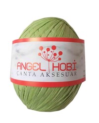 Angel Çanta Aksesuar - Angel Çanta Aksesuar Bobin Rafya 150 Gr Yeşil No:6