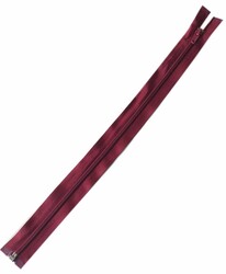 Angel Çanta Aksesuar - Angel Çanta Aksesuar Koyu Bordo Renk 40 Cm Plastik Diş Fermuar Fd8