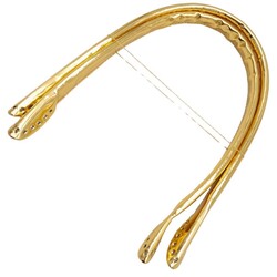 Angel Çanta Aksesuar Parlak Rugan Deri Pelikan Model Çanta Sapı Gold Renk - Thumbnail