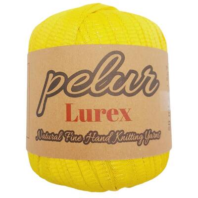 Angel Çanta Aksesuar Pelur Lurex Simli Ribbon İp Sarı Renk