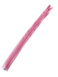 Angel Çanta Aksesuar - Angel Çanta Aksesuar Pembe Renk 40 Cm Plastik Diş Fermuar Fd21