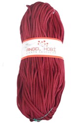 Angel Çanta Aksesuar - Angel Çanta Aksesuar Polyester Rulo Makrome Bordo 5Mm