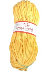 Angel Çanta Aksesuar - Angel Çanta Aksesuar Polyester Rulo Makrome Sarı 5Mm