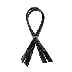 Angel Çanta Aksesuar - Angel Çanta Aksesuar Rugan Deri Pelikan Model Çanta Sapı Siyah Renk